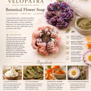 Botanical Flower Soap