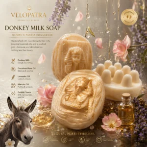 VELOPATRA DONKEY MILK SOAP 𓂀✨