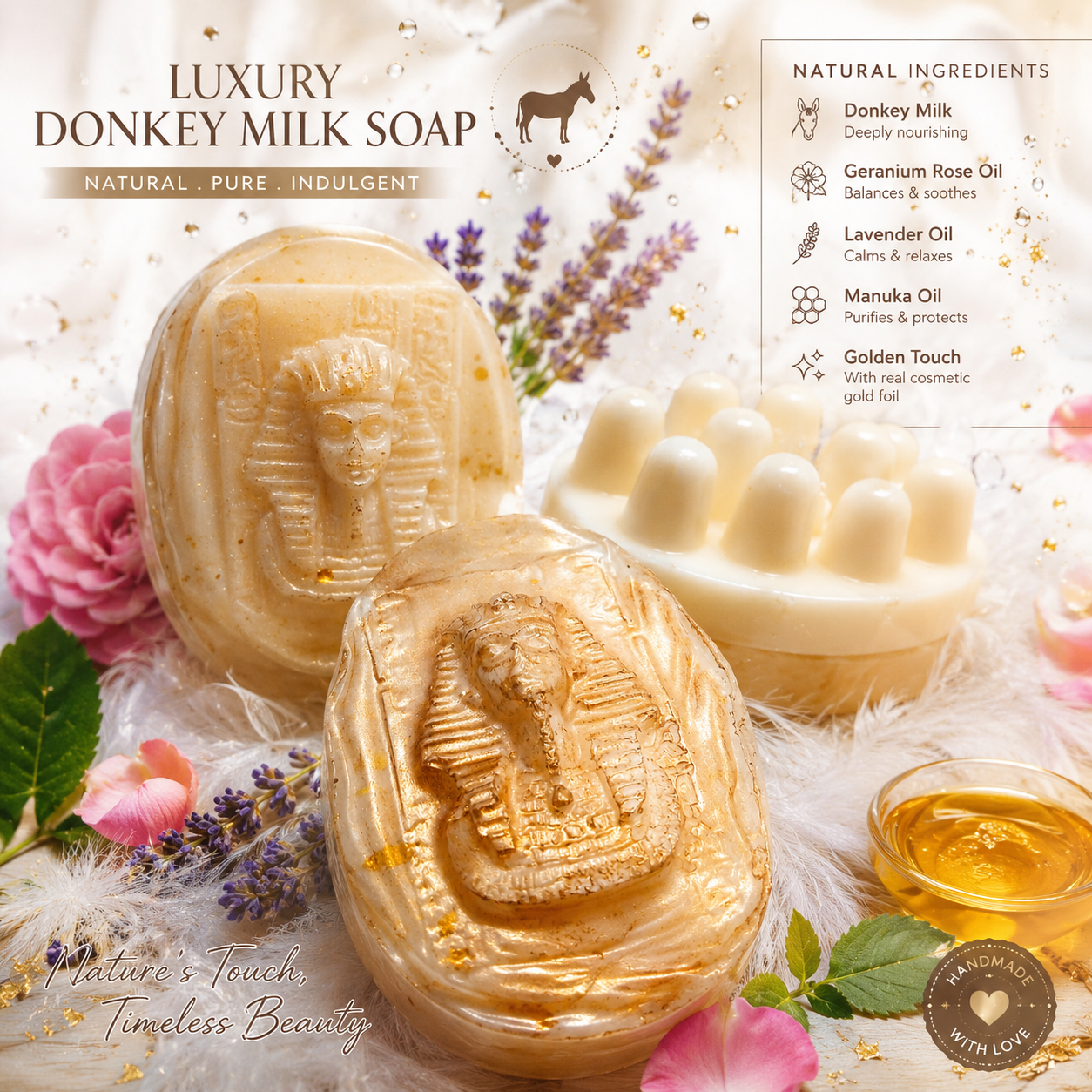 VELOPATRA DONKEY MILK SOAP πβ¨ - Image 2